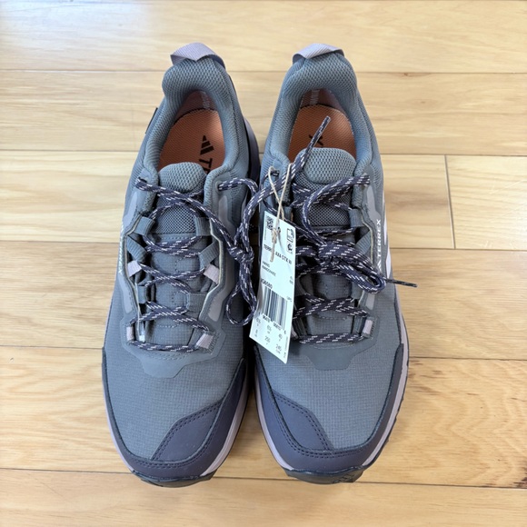 Adidas Terrex AX4 Gore-Tex Hiking Shoes Womens Sz 8 Gray Low Top